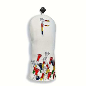 TEMU 골프 클럽 헤드 커버 - 고탄성 충격 방지 & 스크래치 방지, 방수 내구성 합성 소재, 디자인, 다양한 모델에 적합, 간편 보관 및 보호, 골프 액세서리, 스타일리시 헤드 커버, 스크래치 방지 커버