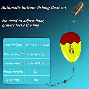 TEMU 조절 필요 없는 새롭게 업그레이드된 자동 바닥 낚시 플로트 라인 세트 - 바람과 파도 저항성 - 장거리 투척에 적합한 손잡이, 해양 낚시 및 루어 낚시에 적합 - 발렌타인데이, 추수감사절, 크리스마스, 새해, 아버지의 날을 위한 완벽한 선물