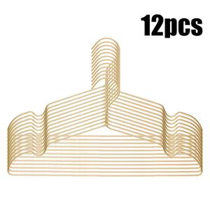 TEMU 6/12개 알루미늄 합금 옷걸이, 금속 미끄럼 방지 후크, 공간 절약형 셔츠 걸이, 옷장 수납용 바지 걸이, 크리스마스, 크리스마스 선물, 새해 선물