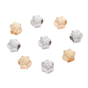 TEMU 100개 플라스틱 CCB 소재 루즈 스페이서 비즈 10mm 골드 실버 별모양 큰구멍 비즈, 패션 주얼리 만들기 DIY 수제 비즈 팔찌 목걸이 귀걸이 휴대폰 체인 액세서리 소재 장식 선물 공예용품