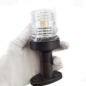 TEMU 블랙 고정식 수상신호등, 고휘도 조명램프, 항구안전등, 해양용 조명기구, 컴팩트한 디자인, 높은 가시성 LED, Heavy-duty 제작, 선박랜턴, 표지등, 보트소유주 & 해양애호가 필수품