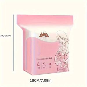 TEMU 100개 고흡수성 일회용 수유 패드 - 초박형, 부드럽고 방수 디자인, 수유를 위한 단일 포장, 위생적이고 안전, 이상적인 휴일 선물, 수유 필수품, 편안한 수유, 우아한 포장, 고흡수성 소재, 일회용 수유 패드, 수유 패드, 여성용 수유 패드, 산모 병원 필수품, 산후 여성용품, 수유 패드, 수유 쿠션, 수유 패드, 산모 패드, 수유