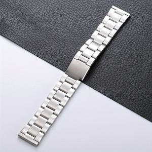 TEMU 시계, 삼성 /화웨이 워치 호환 - 남성 및 여성용 스테인리스 스틸 시계 밴드, 버클이 있는 확장 가능한 금속 스트랩, 손목 밴드