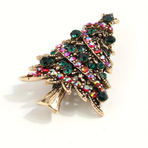 TEMU 여성 크리스마스 트리 브로치 - 레드, 그린, 골드, 브라운, 퍼플, 핑크, 오렌지, 옐로우 색상의 우아한 파티 주얼리 - 크리스마스 행사 및 모임을 위한 축제 분위기의 의류 액세서리 - 그녀를 위한 완벽한 선물