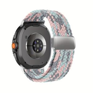 TEMU 삼성 8, 8 클래식 및 울트라2 모델(2025)과 호환되는 스마트 스포츠 시계 밴드 1개 - 남녀 공용 디자인, 편안하고 세련된 자석 탄성 밴드로 제작된 40mm 및 44mm 사이즈, 삼성 8용 8mm 및 46mm 사이즈, 울트라2