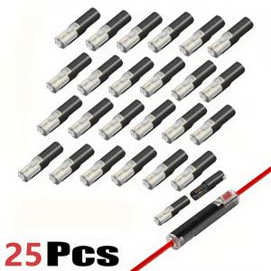 TEMU 15개 중 25개 D1 단선 인터로킹 분리형 LED 커넥터, 납땜 불필요, 퀵 커넥트 터미널, 1핀 삽입형 케이블 클램프, 스트리핑 불필요, DC 잠금 커버 특징, 18-22 AWG 전선에 적합.