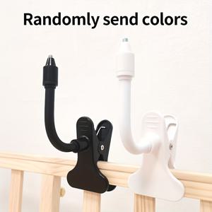 TEMU 유아용 침대 카메라 모니터 브래킷, 실내외 데스크탑 클립 카메라 브래킷, 히든 라이트 마운트, 모니터 홀더, 유연한 호스 클램프, 조절 가능한 브래킷, 견고한 구조, 경량 브래킷, 호스 마운트, 클립온 마운트, 홈 보안 사용자, 기술 애호가용