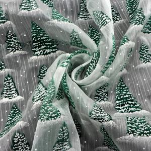 TEMU 크리스마스 파티 장식, 배경 세팅, 테이블 덮개 등 다양한 용도로 적합한 오간자 원단 59X19.68인치 (150X50cm) 1개