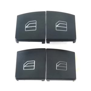 TEMU E200/E250/E350/E500, C-클래스/W204/W212, GLA/GLE, A/B/CLA/ML 시리즈 호환용 운전석 창문 스위치 커버 4개 세트 - OEM 교체용 부품 A2049055402, 플라스틱 도어 패널 커버