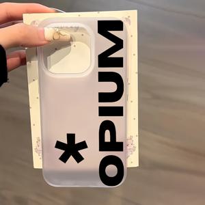 TEMU 패션 플레이보이 카티 O-옵이우 폰 케이스, 아이폰 17, 16E, 16, 15, 14, 13, 12, 11 프로 맥스 미니 에어 XR XS X 7 8 플러스 호환, 소프트 TPU 매트 백 커버