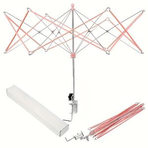 TEMU 1개 ONBAGLST 조절 가능한 메탈 얀 스풀 홀더 - 편리하고 탈착 가능, 엉킴 방지, 두꺼운 얀으로 뜨개질, 자수 및 프로젝트에 적합, 블루