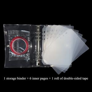 TEMU 8개 대용량 네일 아트 디스플레이 북 - 다중 구획이 있는 프레스온 네일 정리함, 내구성 있는 레진 보관 앨범, 매니큐어 & 페디큐어, 네일 아트 용품, 네일 폴리쉬 정리대, 네일 테크 공급|매니큐어