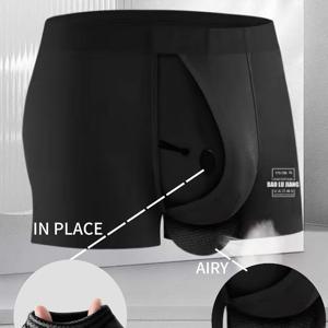 TEMU 부드럽고 탄력 있는 편안함, 통기성 좋은 무지 남성용 드로즈 팬티, 불렛 디자인 싱글팩