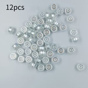 TEMU 12개 미니 회전 베어링 Z-접미사 (정확한 타입 Z720-ZZZZ용) - 휴대폰 케이스, 헤어 클립, 풍력 터빈 및 클로그 액세서리용 고품질 소형 스핀 베어링 - DIY 공예 및 동력 전달에 적합한 내구성 있는 미니어처 샤프트 베어링, 취미 애호가 및 엔지니어용