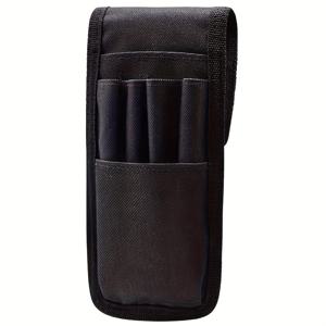 TEMU 1개 조절 가능 벨트 필통, 튼튼한 패브릭 다용도 칸막이 디자인, 탈부착 가능한 연필 홀더 (공구 슬롯 포함), 사무실 및 야외 학교 EDC 보관 (직원용 펜 및 가위 포함)