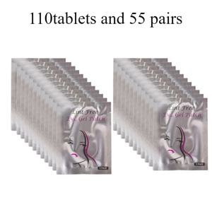 TEMU 110개입 55쌍 아이패치, 상하 아이패치, 속눈썹 이식용 아이패치, 눈썹 이식 특수 도구, 뷰티 및 개인 관리, 속눈썹 도구, 속눈썹 이식 도구, 속눈썹 연장 도구