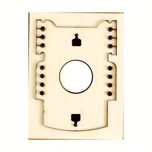 TEMU 무봉제 카드 홀더 나이프 몰드, 날카롭고 내구성 있는 가죽 커팅 템플릿, 수제 DIY 공예용