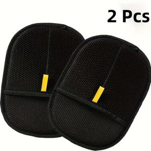 TEMU 대형 업그레이드 반려동물 털 제거 장갑 2개입, 업그레이드된 5자 스태틱 반려동물 털 장갑, 재사용 가능한 매직 브러시 반려동물 털 제거 도구, 세탁, 소파, 카펫, 차량용 시트에 적합, 양면 브러시 도구, 고양이 및 강아지에게 적합 | 효과적