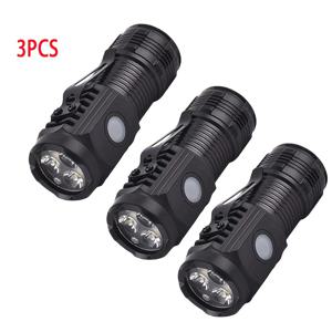 TEMU 3/5Tactical 플래시라이트 - USB 충전식 고속 플래시 자석 베이스 & 휴대용 디자인, 리튬 배터리 캠핑 비상 보안용 - 한 손 조작에 이상적인 충전식 비상등 슬림 플래시라이트 다섯 단계 조명, 야외 생존,,컴팩트 토치,고성능 토치,다단계 밝기 조절