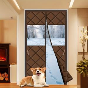 TEMU 1개 자석 절연 도어 커튼 창문용 - 헤비듀티 열차단, 패널, 도어 프레임 최대 39