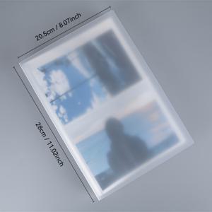 TEMU 160포켓 5R 대용량 사진 앨범, 7인치 사진, 엽서, 가족 사진 수납, 사진 보관북, 매트 커버