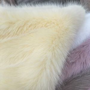 TEMU 고급 인조 은색 여우 및 밍크 벨벳 원단 | 두껍고 밀착감 좋음, 길이 3.3cm, 폴리에스터, 손세탁만 가능, 단색, 재단 완료, 강도 >60 cN/tex
