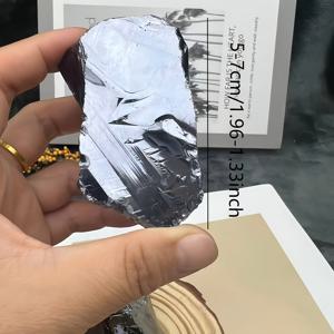 TEMU 1개 천연 거친 테라헤르츠 스톤 - 메탈릭 광택 미네랄 시료, 정원, 수족관, 홈 데코용 | 스타일 선물, 반짝이는 장식, 수족관 장식 | 스타일 | 메탈릭 광택