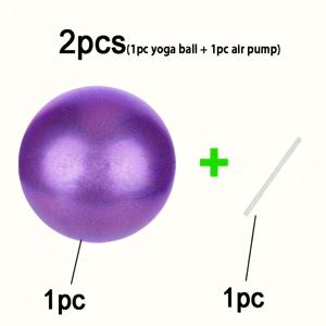 TEMU 25cm/9.84인치 2개 대형 요가 볼+에어 펌프 노즐 - 코어 강화, 균형 훈련, 체육관 운동용 헤비듀티 운동 볼 - 미끄럼 방지 표면, 내구성 및 안정성 - 홈짐, 요가 피트니스에 이상적 - 모든 피트니스 수준과 호환 가능