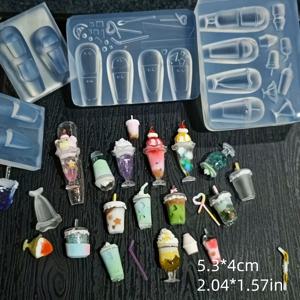 TEMU 1개 드림리따 아트 음료 컵 모양 실리콘 몰드 - 높은 투명도, 가벼움 & 내구성, 점토, 폴리머 클레이, 플레이도우, 차, 밀크셰이크 디자인 제작 - 초보자 & 전문가에게 적합, 점토 몰드, 플레이도우 공예, 장식 공예