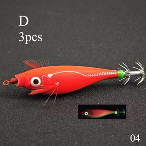 TEMU 3개 야광 낚시 미끼, 벨링 포함 - 10cm/10g 하드 베이트, 10cm/10g 둥근 배 새우 & 문어 바늘, 10cm/10g 야광 미끼 (해수 & 담수), 혼합 색상, 낚시 미끼 및 미끼, 바다 낚시