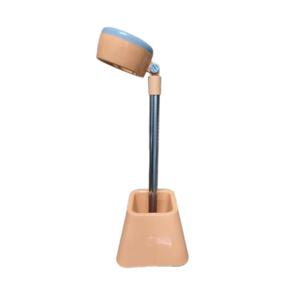 TEMU 안정적인 받침대와 배터리 없이 작동하는 강력 회전식 애완동물 그루밍 드라이어 스탠드 - 강아지 및 고양이를 위한 핸즈프리 헤어 드라이어 홀더, 가정/전문가용 내구성 플라스틱 구조, 애완동물 그루밍 도구 | 현대적인 애완동물 액세서리 | 튼튼한 플라스틱