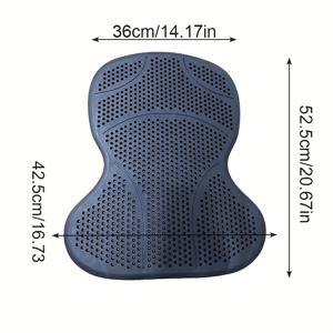 TEMU 1 실리콘 승마 안장 패드 | 충격 흡수, 미끄럼 방지, 통기성, 탄성, 웨스턴 라이딩용