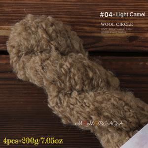 TEMU 메리노 울 원형 실 4개 세트 - 200g/7.05oz, 알파카 모헤어 루프 실, 목도리, 스카프, 모자, 스웨터 뜨개질용, DIY 핸드메이드 프로젝트 - 폭신한 핸드니트 실, 모란디 컬러 스킴, 아름다운 선물용 실 - 가을, 겨울, 봄 시즌 트렌드 실, 부드러운 질감, 섬유,핸드메이드 ,공예 애호가