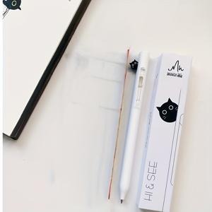 TEMU 1개/2개 소셜 불안 클릭형 펜, 숨은 고양이 디자인, 고급스러운 창의적인 오피스 용품, 학생 학습 도구, 집중 연습용