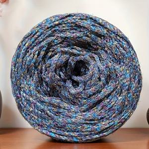 TEMU 글리터 그라데이션 트라이컬러 폴리에스터 3mm 크로셰 뜨개질 실, 100G