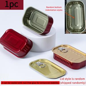 TEMU 1개 물고기 캔형 금고 - 잠금장치 달린 돈 보관함, 보석/화폐/약 보관용, 다목적 금속 금고, 홈 & 주방용 장식용 금고 (1개)