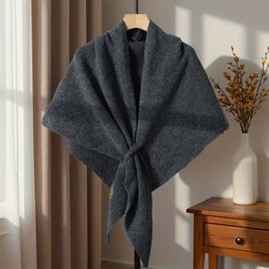 TEMU 우아한 여성 숄 | 패셔너블한 삼각 스카프, 다용도 단색 액세서리, 방풍 및 보온, 캐주얼 의상, 파티, 결혼식, 여행에 이상적, 부드러운 원단