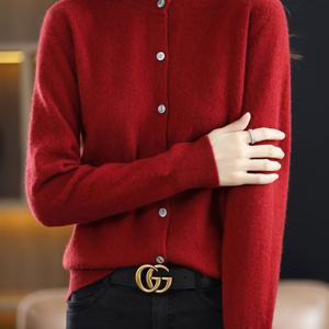 TEMU 여성 봄 가을 겨울 우아한 스웨터 가디건 부드러운 라운드넥 긴팔 단추식 오픈 가벼운 코트 캐주얼&정장 매끄러운 질감의 미니멀한 스웨터 재킷 손세탁 가능 드라이클리닝 솔리드 디자인 시크한 여성패션코트 귀여운 스웨터 고품격 겨울가디건 여성가디건 SLIM GIRL 슬림소녀