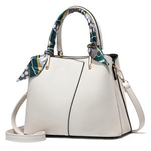 TEMU 여성용 토트겸 크로스 심플하고 엘레강스한 인조가죽 스카프 장식 캐주얼 데일리 통근 크로스백 숄더백 어머니날 선물