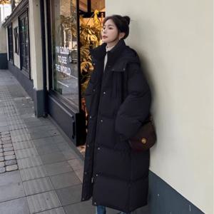 TEMU 두꺼운 여성용 한국 스타일 루즈핏 오버삭스 2025년 신상 인기 겨울 코트 인싸템