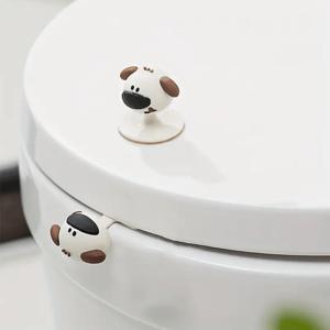 TEMU 다용도 변기커버 캐릭터 변기뚜껑 손잡이 2종세트|변기부속품