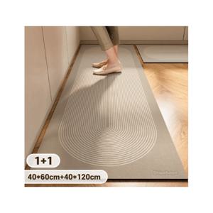TEMU Shipshape 주방발매트 규조흙방수매트 2장 1세트 싱크대발매트 욕실 러그 발매트원형