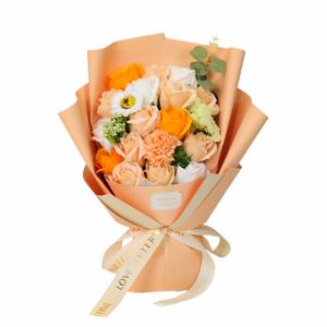 TEMU 개웃기냥 [국내 당일배송] 꽃다발+쇼핑백+선물함 세트