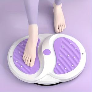 TEMU 3D 운동 요가 틸트 휠 - 게으른 피트니스 도구, 누워서 엉덩이를 강화할 수 있습니다. 사무직자에게 필수적인 허리 틸트 플레이트로, 오랜 시간 앉아 있으면 쉽게 운동할 수 있으며, 허리, 팔, 엉덩이, 다리를 완벽하게 운동할 수 있습니다. 바디 트레이너, 3D 발 마사지 보드, 두꺼운 재질, 허리 틸트 기계, 회전 디스크, 가정용 피트니스 장비