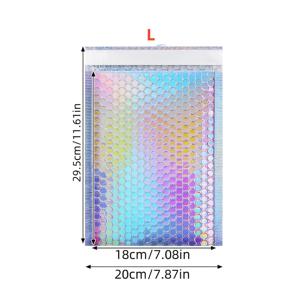 TEMU 전체 버블 우편 세트, 방수 자체 밀봉 패딩velopes, 폴리에틸렌 포장 가방, 소규모 비즈니스, 사무실, 가정용 방수 우편, 비식품 접촉 플라스틱 사각형 버블velopes