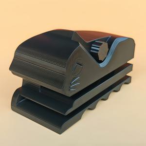 TEMU 검은 고양이 스크래칭 보드 커터, 사이즈 및 감각 업그레이드, 4cm/1.57인치 및 2.5cm/0.98인치 두 가지 사이즈 절단 가능. 이 3D 프린팅 창의적인 애완 동물 용품은 코르크 보드 제작을 위한 내구성 있는 플라스틱 도구이며, 미술 프로젝트 및 하트 제작에 적합합니다.