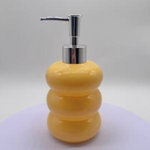 TEMU 인스타 스타일 게스트하우스 로션 병 3가지 색상, 빈 호텔 욕실 샤워 젤 디스펜서, 노란색, 흰색, 검은색 손세정수 병.