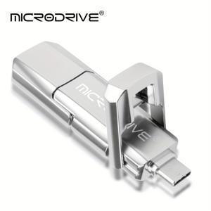 TEMU MicroDrive 2-in-1 타입-C 플래시 드라이브 64GB/128GB/256GB - USB 3.0 & 타입-C 듀얼 , 컴팩트 휴대용 디자인, PC/노트북/스마트폰/태블릿용, 고속 데이터 전송, 내구성 있는 메탈 클립, 및 윈도우 호환, 스마트폰 저장 공간, 세련된 금속 마감, 견고한 구조, USB 메모리 스틱, USB 플래시 드라이브