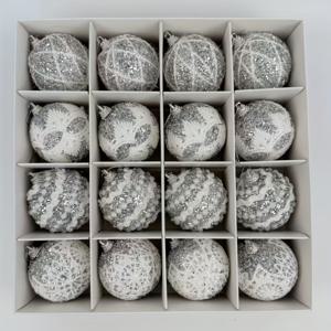 TEMU 새로운 클래식 고급 크리스마스 창의적인 공, 정교하고 우아한 2.36인치/16개 상자 세트, 크리스마스 트리 장식 행잉 장식품, 할로윈 및 크리스마스 장식 공, 크리스마스 공 장식에 적합