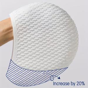 TEMU 특대형 수영 모자 - 뛰어난 신축성 & 미끄럼 방지, 고품질 성인용 수영 모자, 긴 머리, 수영, 스파, 헬스장, 수영장, 해변 - 헤어밴드 불필요, 피트니스 애호가, 유연한 소재, 안전한 착용감 디자인, 세련된 수영복 액세서리